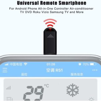 Universal Smart Remote-Control Connector IR Controller Adapter (USB-C)
