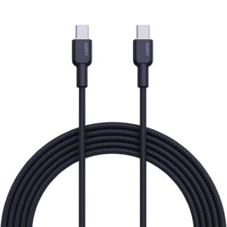 Aukey Circlet Nylon Braided 60w USB C to C Cable – CB-NCC1