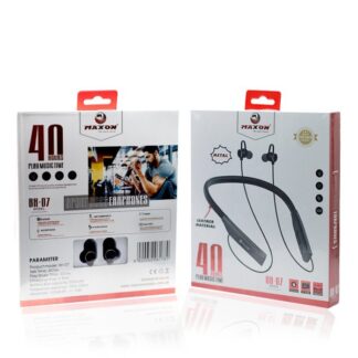 Maxon BH-07 Wireless Neckband – 40 Hours Playtime | 500mAh Battery | Superior Audio for All-Day Listening Maxon BH-07 Wireless Neckband – 40 Hours Playtime | 500mAh Battery | Superior Audio for All-Day Listening