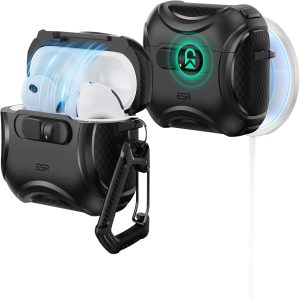 AirPods Pro 3 ESR Cyber FlickLock Magnetic Case – Black
