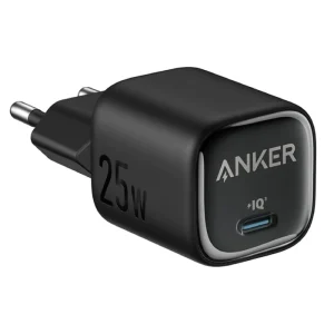 Anker 25W USb C Fast Charger Plug EU – Black – A2656L11 – OP
