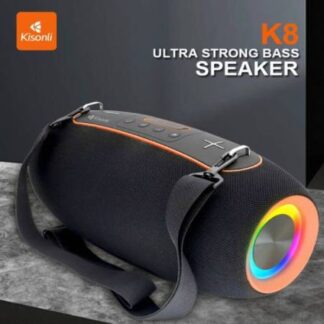 Kisonli K8 50W(30W1+10W2) BT/USB/TF/AUX/TWS/RGB/EQ Deep Bass Subwoofer Large Speaker