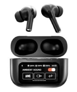 A9 Pro Earphones with Touch Display - ANC/ENC AIPPODS - Bluetooth earphone
