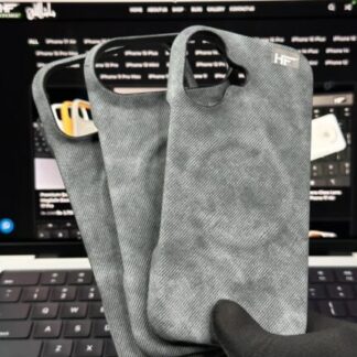 Jeans Textured Fabric denim Style Phone Back Case For all iPhone Apple Models Best Price in Pakistan