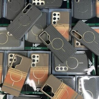 Premium Carbon Textured Alloy MagSafe Back Case For Samsung Galaxy Models Best Price in Pakistan